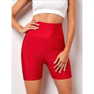 Wideband Waist Biker Shorts